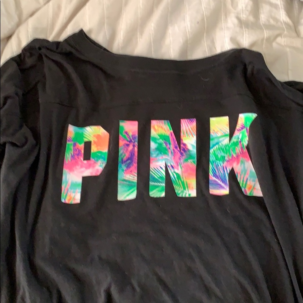 Pink long sleeve t-shirt